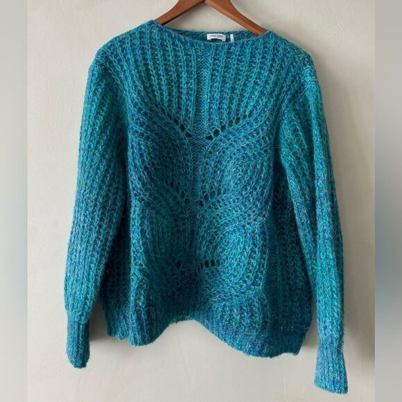 Garry Weber mohair blend knitted sweater made in Italy size 16 - Picture 2 of 5